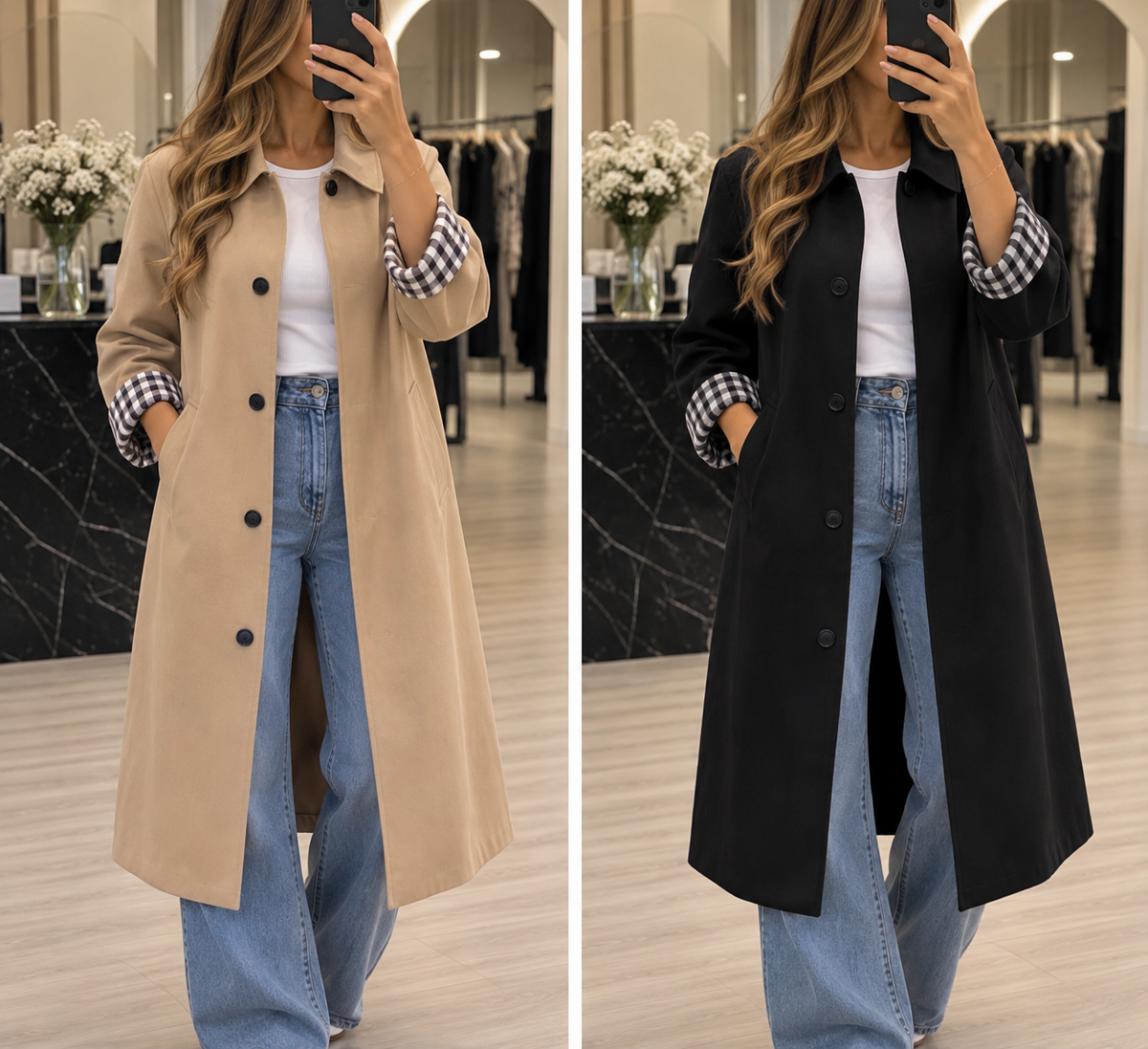 Veste longue Sienna