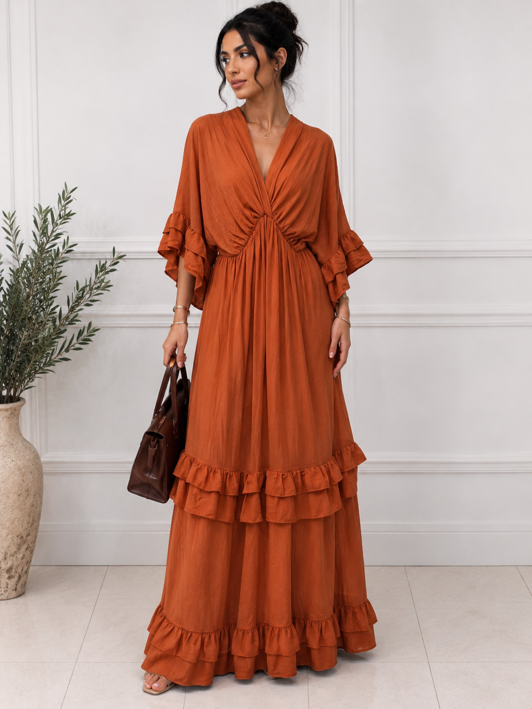 Robe sienna Ocre