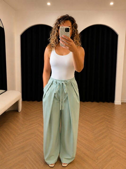 Pantalon lacet