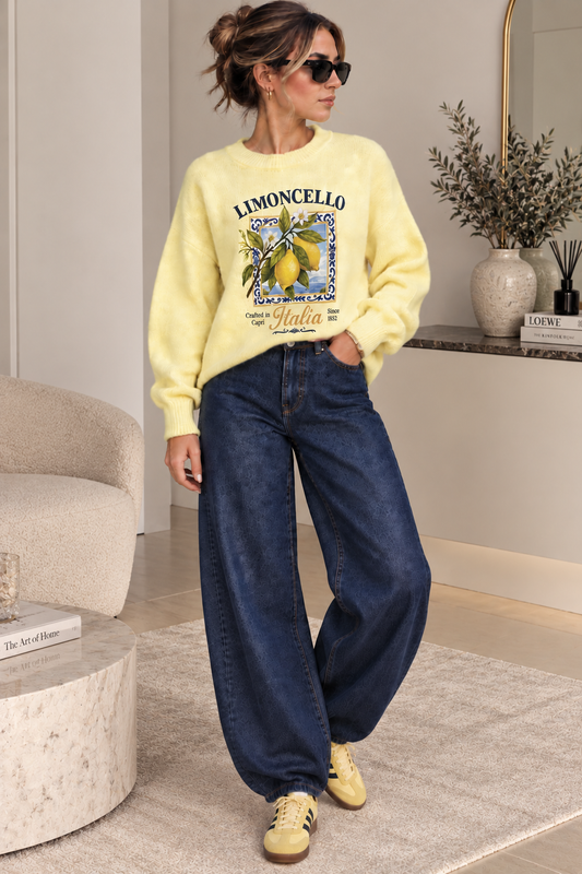 Pull Limoncello – Jaune 🍋