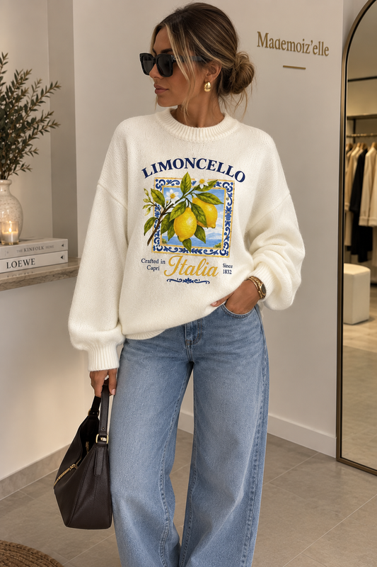 Pull Limoncello – Écru 🍋
