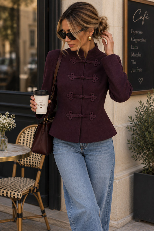 Veste officier – Prune